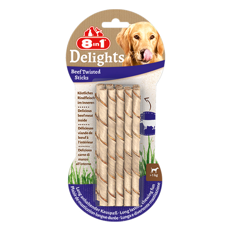 8IN1 DEL.BEEF TWISTED STICKS T661595