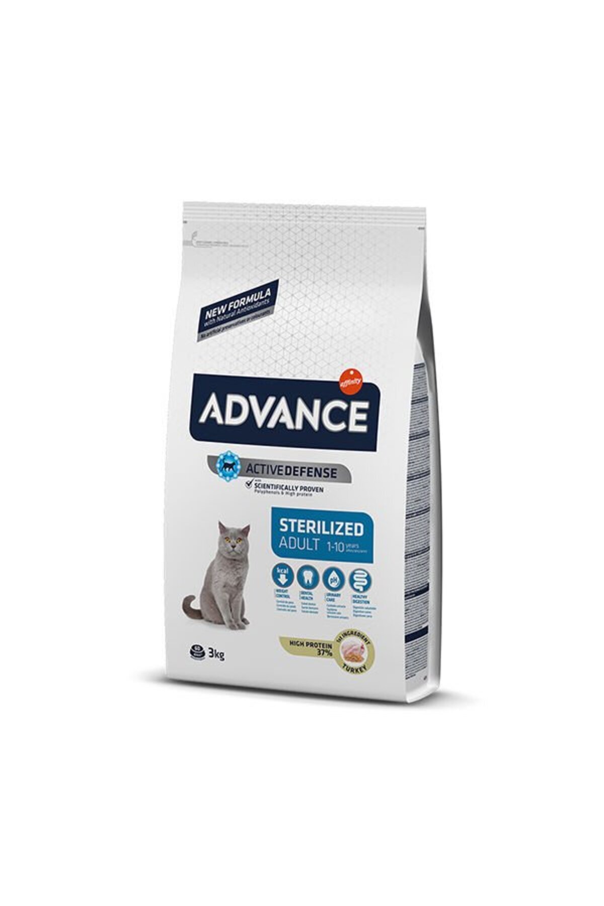 Advance Cat Sterılızed Turkey 3 Kg