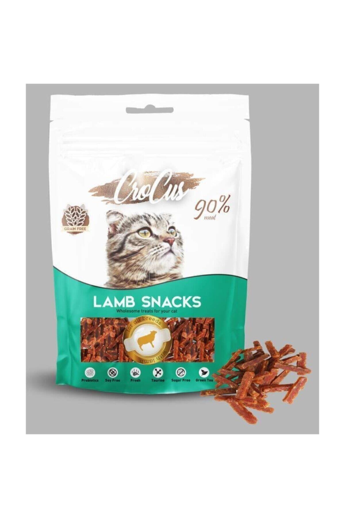 Crocus Snack Kuzulu Tahılsız Kedi Ödülü 80 Gr