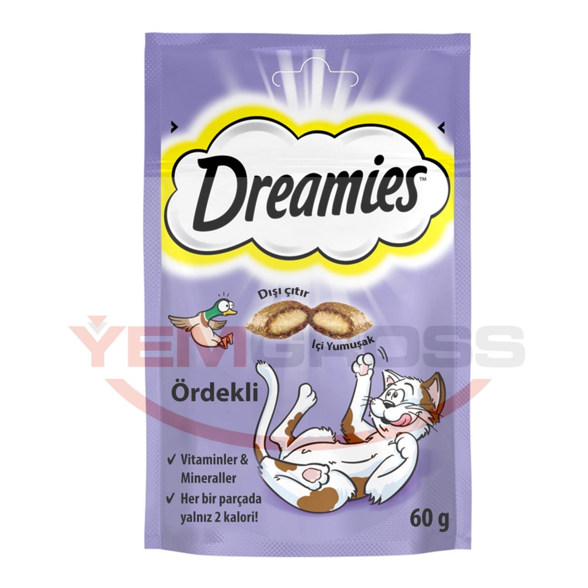Dreamies Ördekli Kedi Ödülü - 60 Gr Dreamies Ördekli Kedi Ödülü - 60 Gr