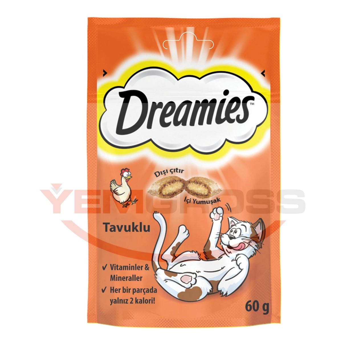 Dreamies Tavuklu Kedi Ödülü - 60 Gr