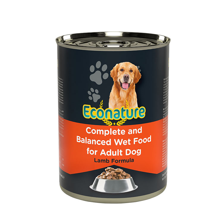 ECONATURE YET.KUZU KÖPEK 400GR KUZU ETLI SOSLU KONSERVE