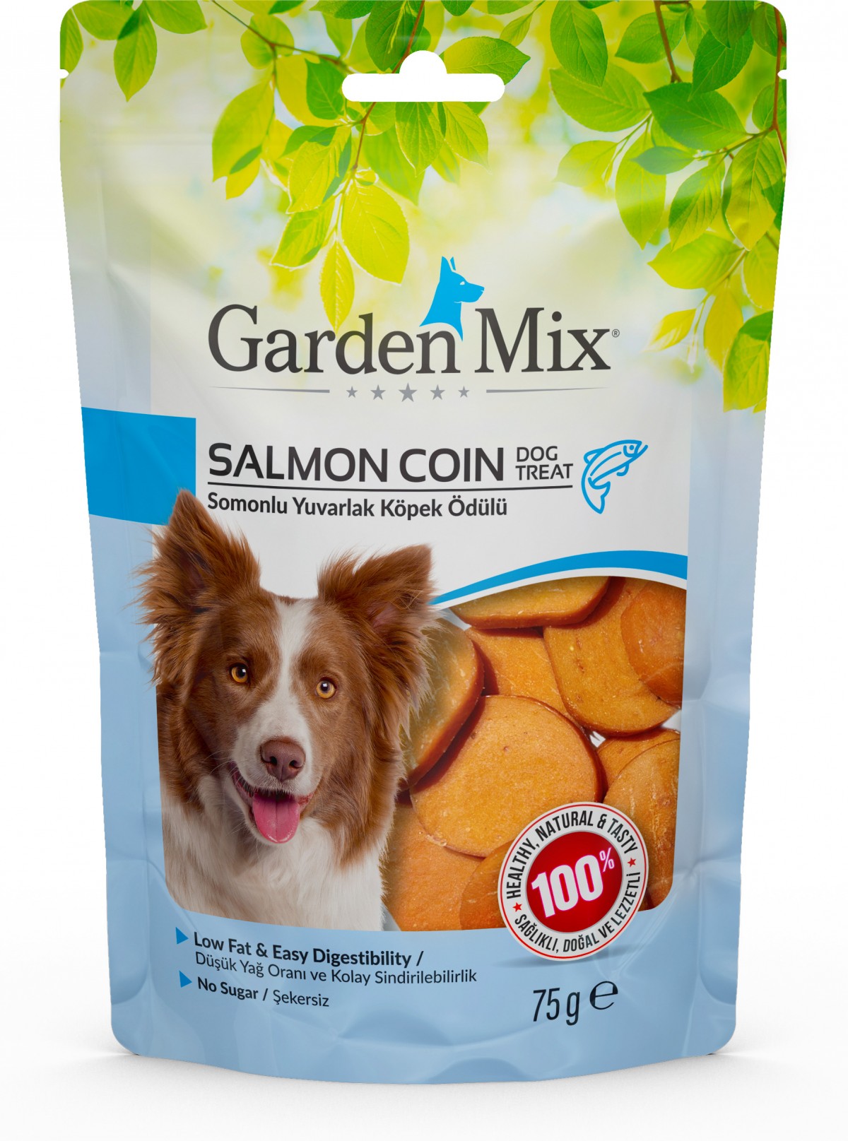 Garden Mix Somonlu Yuvarlak Köpek Ödülü 75 Gr Garden Mix Somonlu Yuvarlak Köpek Ödülü 75 Gr