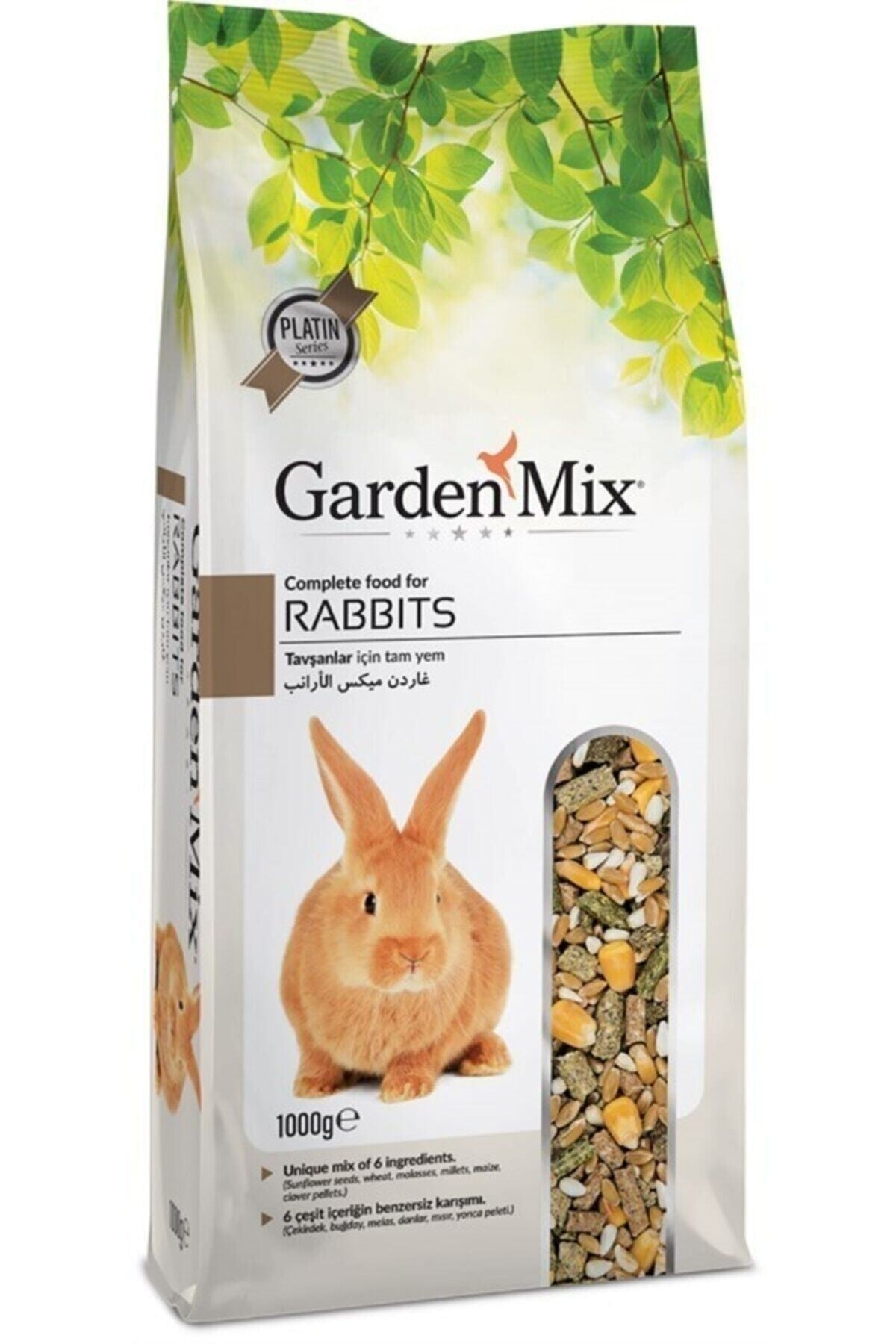 Gardenmix Platin Tavşan Yemi 1kg Gardenmix Platin Tavşan Yemi 1kg