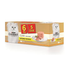 Gourmet Gold Multipack Kiyilmiş Tavuklu Konserve Kedi Maması (5+1)-85Gr Gourmet Gold Multipack Kiyilmiş Tavuklu Konserve Kedi Maması (5+1)-85Gr