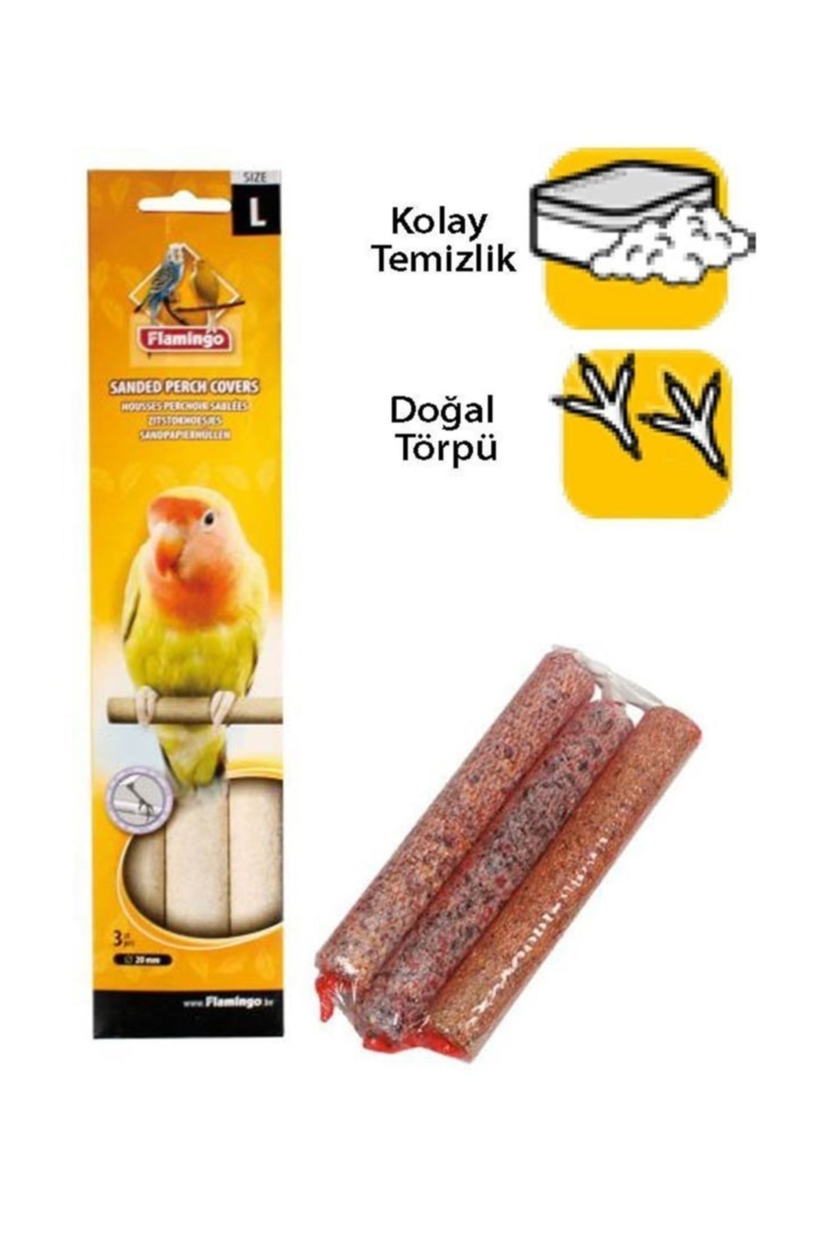 Karlıe Kumlu Tünek Çap 12mm