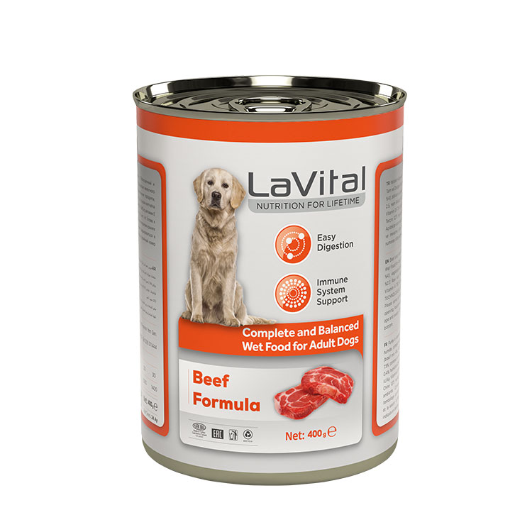LAVITAL YET.SIGIR KÖPEK 400G SIGIR ETLI EZME KONSERVE