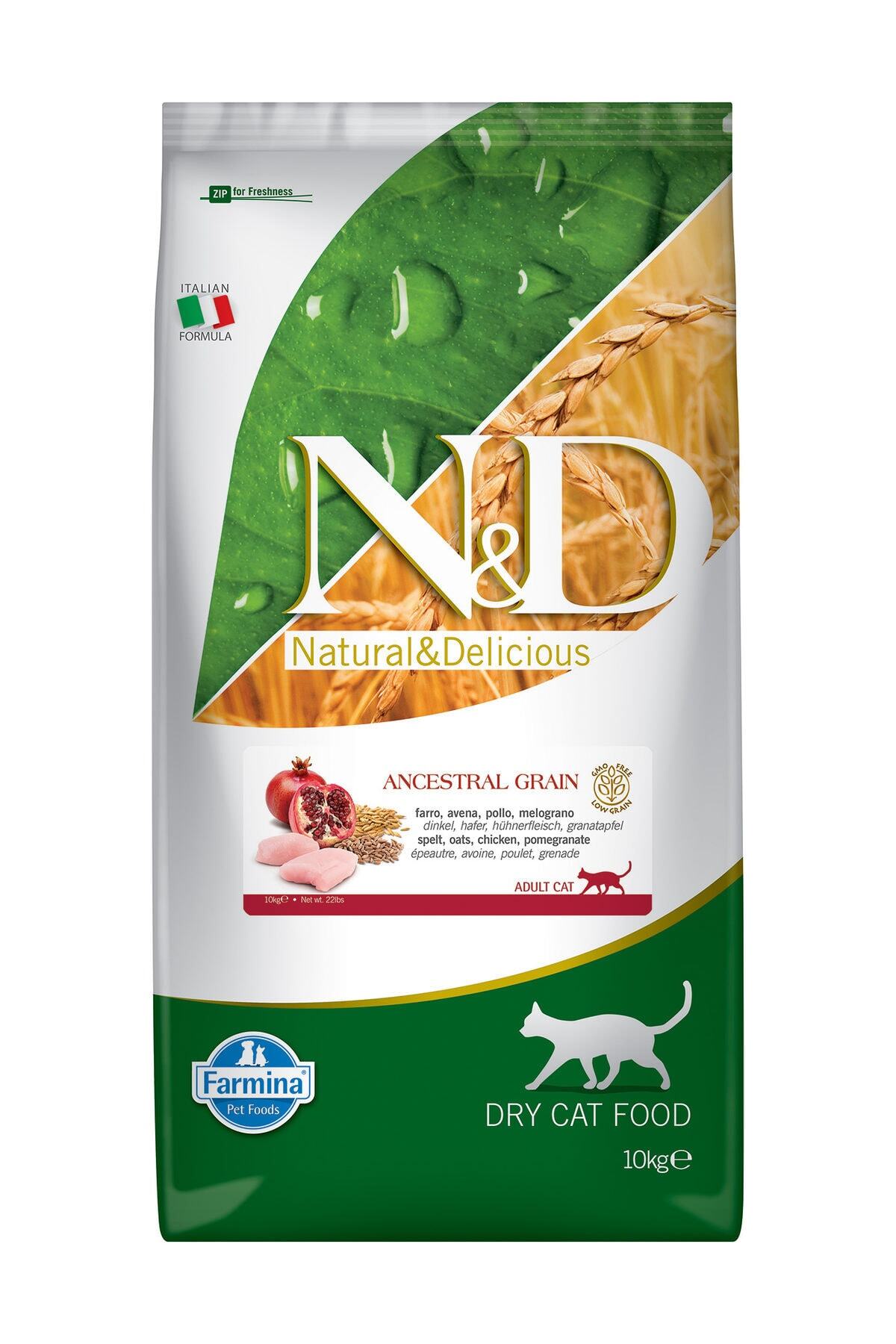 Nd Tavuk & Nar Adult Az Tahıllı Kedi Maması - 10 Kg