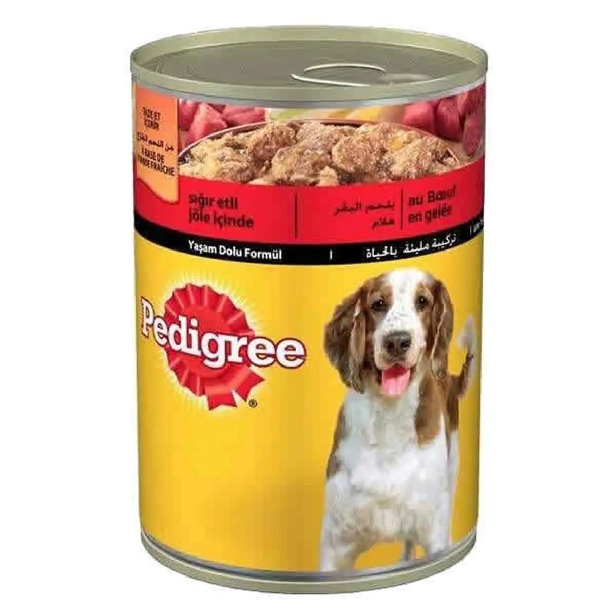 Pedigree Sığır Etli Köpek Konservesi 400 g x 12 Adet