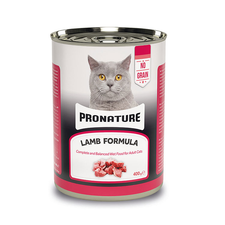 PRONATURE NG AD.KUZU KEDI 400G KUZU ETLI EZME KONSERVE