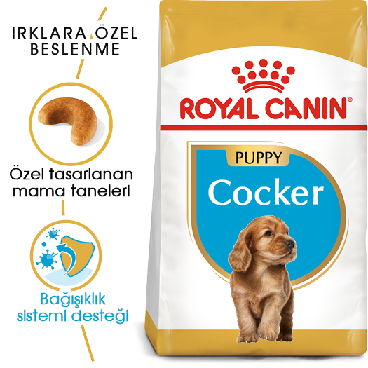 Royal Canin Cocker Junior Puppy Yavru Köpek Maması 3 Kg