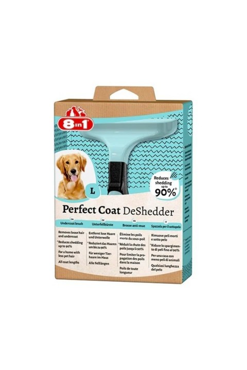 8IN1 PERFECT COAT DESH.DOG L