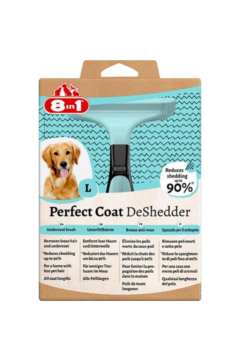 8IN1 PERFECT COAT DESH.DOG L