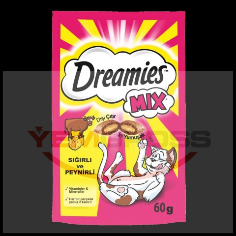 Dreamies Sığırlı&Peynirlı Kedi Ödülü - 60 Gr