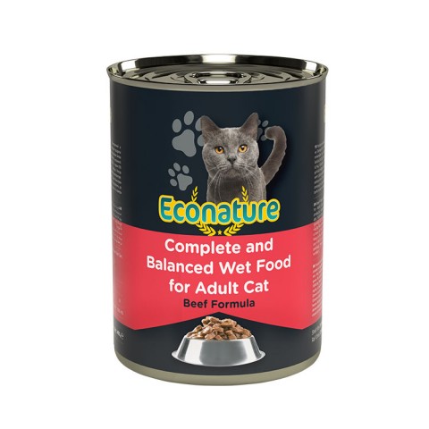 ECONATURE YET.SIGIR KEDI 400GR SIGIR ETLI SOSLU KONSERVE