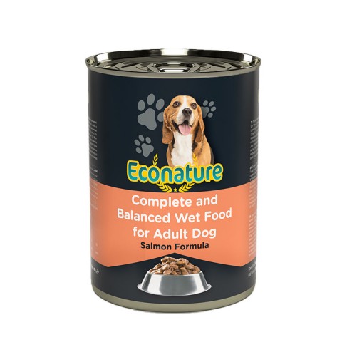 ECONATURE YET.SOMON KÖPEK400GR SOMON ETLI SOSLU KONSERVE