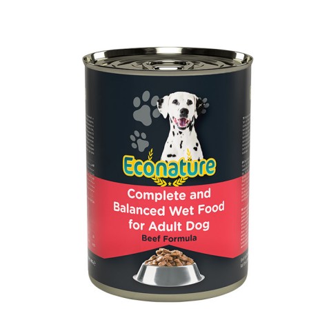 ECONATURE YET.SIGIR KÖPEK400GR SIGIR ETLI SOSLU KONSERVE