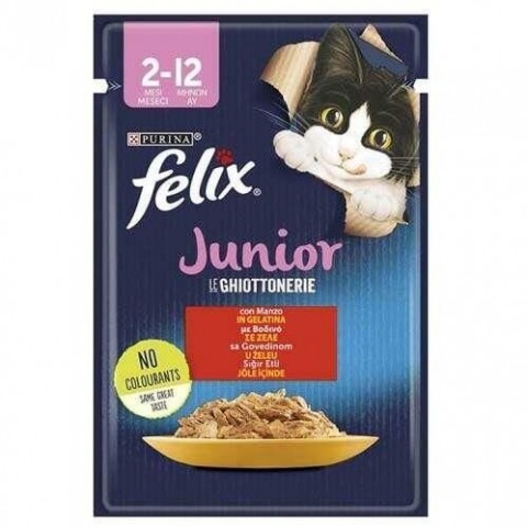 Felıx Junıor Biftekli Pouch 85Gr