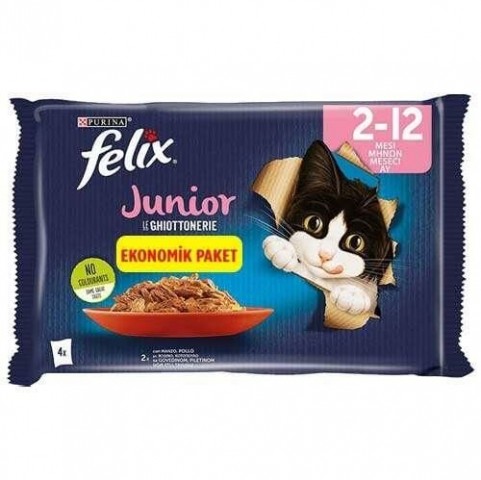 Felıx Multıpack Junıor Pouch 4X85Gr