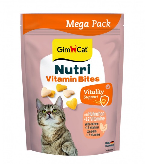 Gimcat Nutri Vitaminli Tavuklu Kedi Ödülü 425 gr - Mega Boy - Zindelik Bakımı