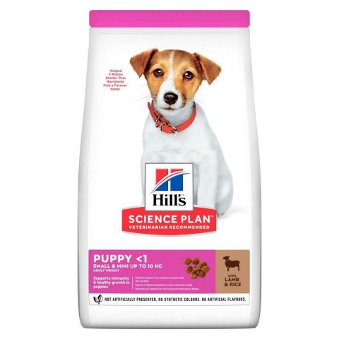 Hill's SP Kuzulu & Pirinçli Küçük ve Mini Irk Yavru Köpek Maması 6KG