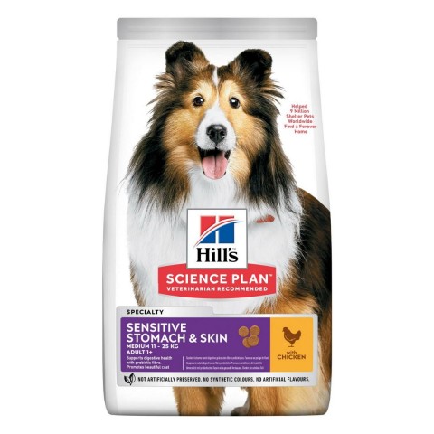 Hill's SP Mide ve Deri Hassasiyeti Tavuklu Orta ve Büyük Irk Yetişkin Köpek Maması 2.5KG