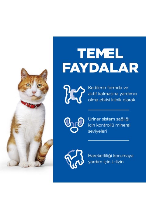 Hill's SP Tavuklu Kısırlaştırılmış Yetişkin Kedi Maması 8+2 KG