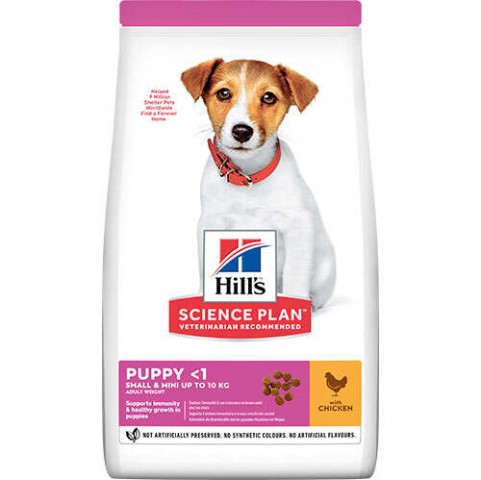 Hill's SP Tavuklu Küçük ve Mini Irk Yavru Köpek Maması 1.5KG