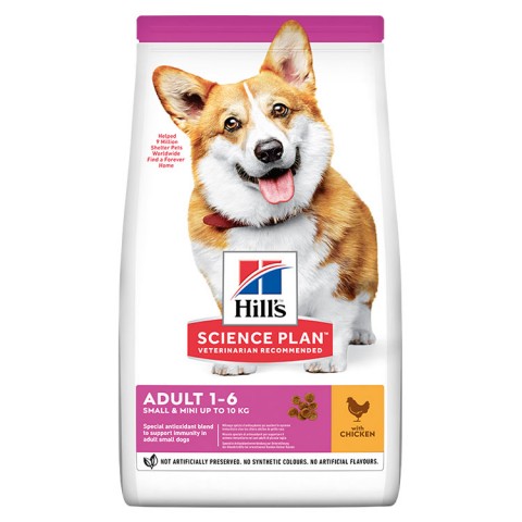 Hill's SP Tavuklu Küçük ve Mini Irk Yetişkin Köpek Maması 1,5KG