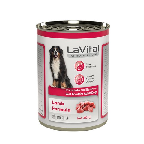 LAVITAL YET.KUZU KÖPEK 400G KUZU ETLI EZME KONSERVE