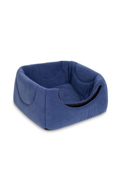 Mavi Üç Fonksiyonlu Kedi Yatağı