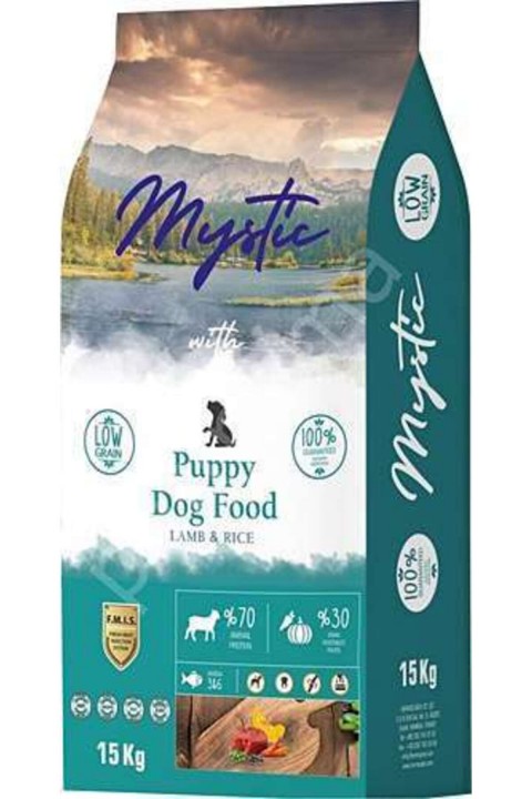 Mystic Az Tahıllı Yavru Köpek Maması Kuzu 15kg