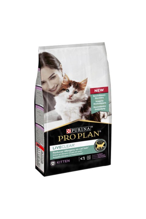 Pro Plan Liveclear Kitten Turkey Kedi Maması - 1,4 Kg