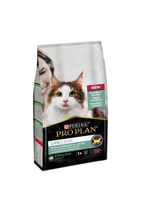 Pro Plan Liveclear Sterilised Salmon Kedi Maması - 1,4 Kg