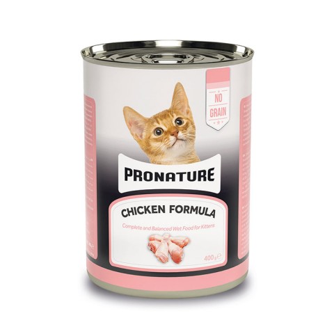 PRONATURE NG YAV.TAV.KEDI 400G TAVUK ETLI EZME KONSERVE
