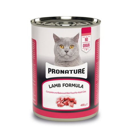 PRONATURE NG AD.KUZU KEDI 400G KUZU ETLI EZME KONSERVE