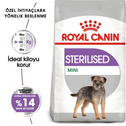 Royal Canin Mini Sterilised Küçük Irk Kısırlaştırılmış Yetişkin Köpek Maması 3 Kg