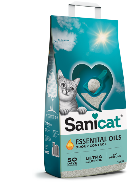 Sanicat Essential Oils Yasemin Kokulu Kedi Kumu 10 Kg