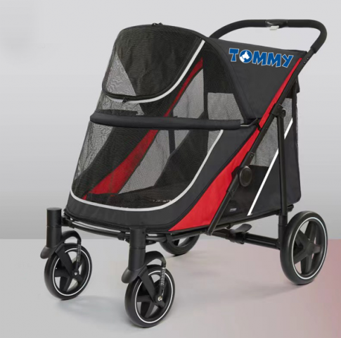 Tommy Evcil Hayvan Arabası Kırmızı 112*65*100cm Max 40kg