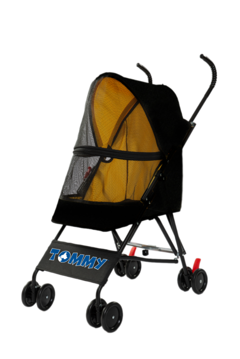 Tommy Evcil Hayvan Arabası Siyah 76.5*44*99cm Max 15kg