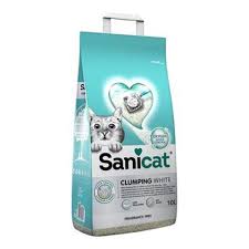 Sanicat Clumping White Kokusuz Kedi Kumu 10 L Sanicat Clumping White Kokusuz Kedi Kumu 10 L