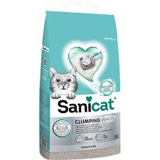 Sanicat Clumping White Kokusuz Kedi Kumu 8 L Sanicat Clumping White Kokusuz Kedi Kumu 8 L