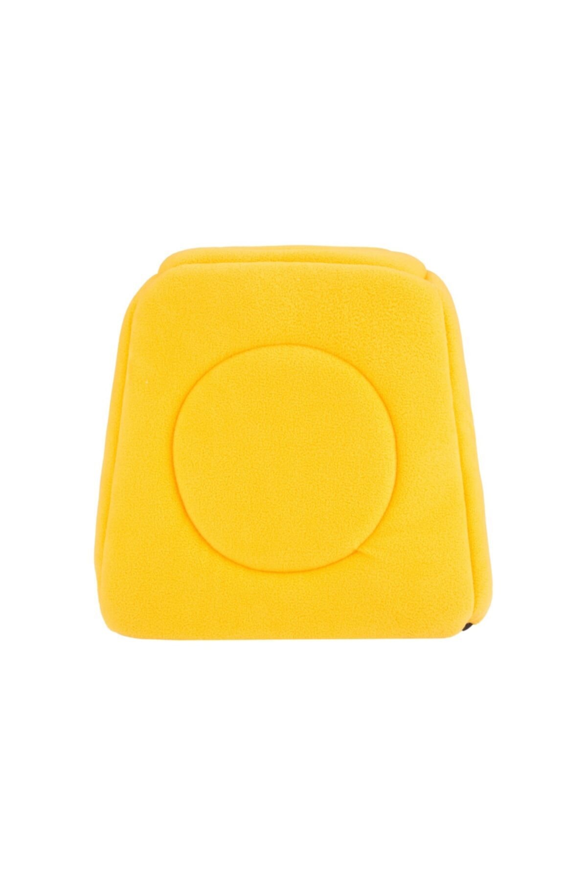 Sarı Üç Fonksiyonlu Kedi Yatağı