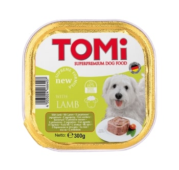 Tomi Köpek Kuzu Etli Pate Alüminyum Yaş Mama 300gr (pate) Tomi Köpek Kuzu Etli Pate Alüminyum Yaş Mama 300gr (pate)