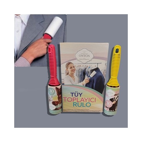 Tüy Toplama Rulosu 30 Yaprak 12 Li Tüy Toplama Rulosu 30 Yaprak 12 Li