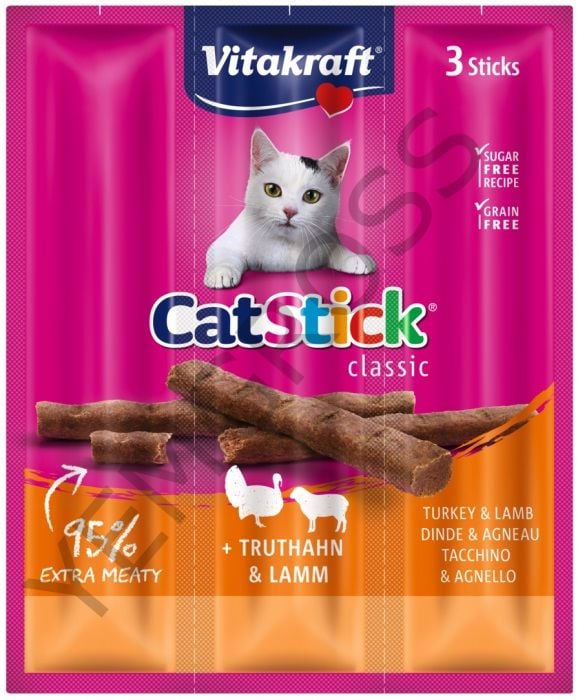 Vitakraft Cat Sticks Kuzu+Hindi 3Ad 24Gr 20