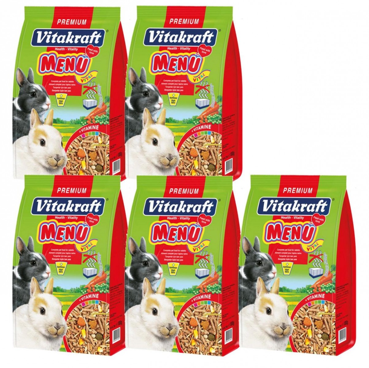 VİTAKRAFT TAVŞAN YEMİ 1000 GR * 5 ADET